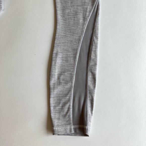 Lululemon Grey White High Rise Leggings size 4 - Picture 6 of 12